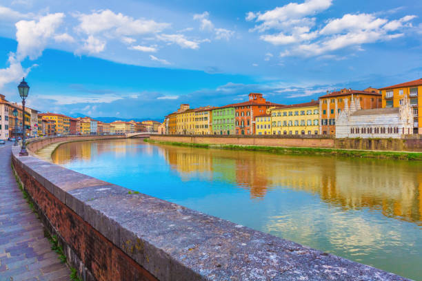 Pisa in Tuscany, Italy - fotografia de stock