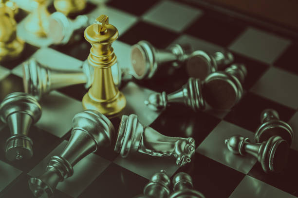 istock chess board game concept of business ideas and competition 657743488