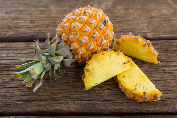 istock Close-up of pineapples 657747166
