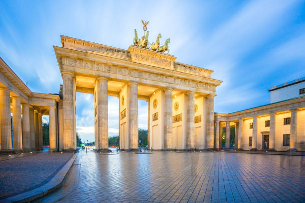 istock Brandenburg Gate in Berlin city, Germany 657757462