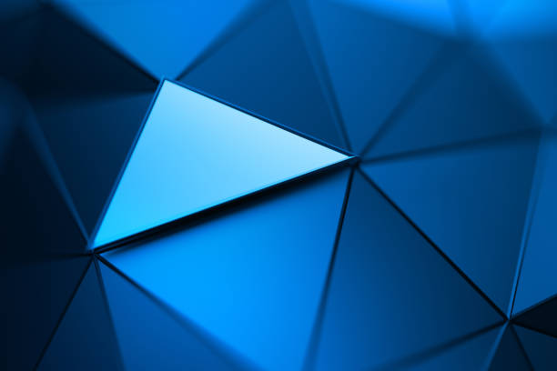 istock Abstract 3D Rendering of Polygonal Background. 657762060