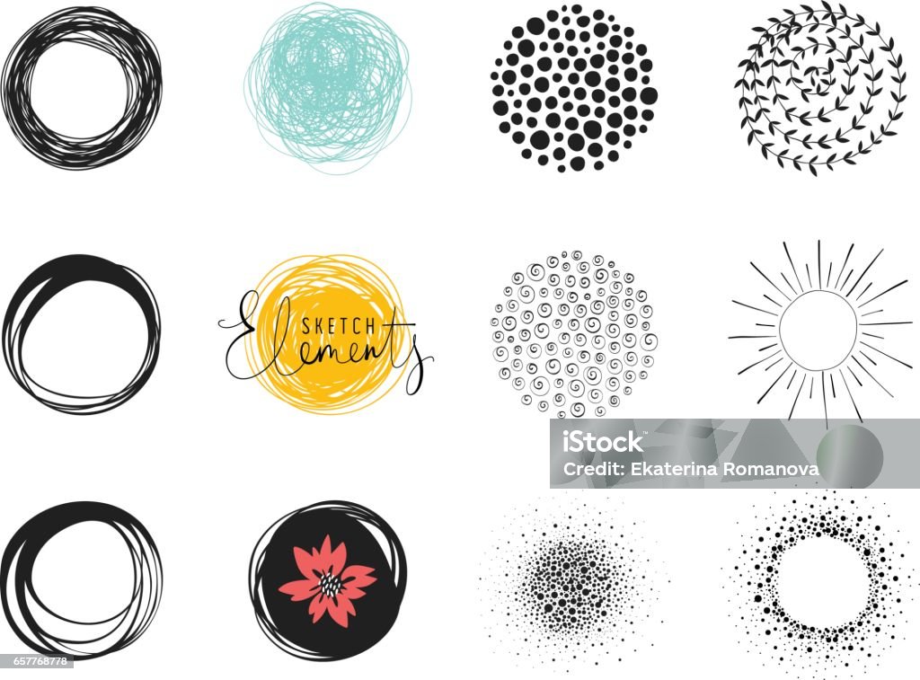 Circles_06 - arte vectorial de Círculo libre de derechos