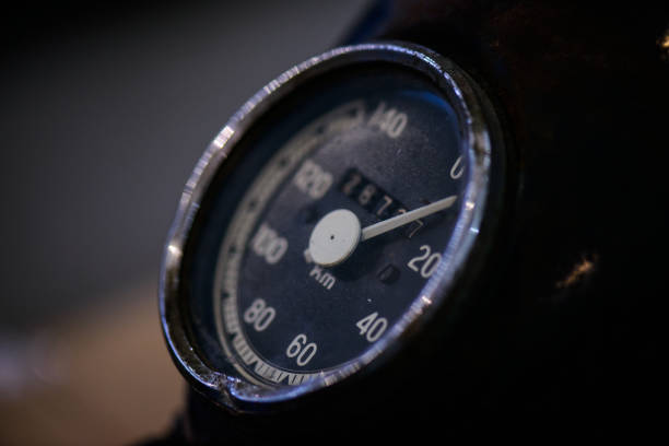 istock Motorcycle gauge detail 657768852