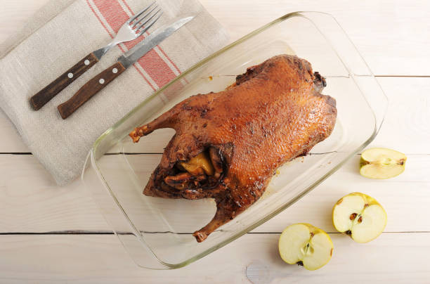 istock roasted whole duck stuffed with apples 657771998
