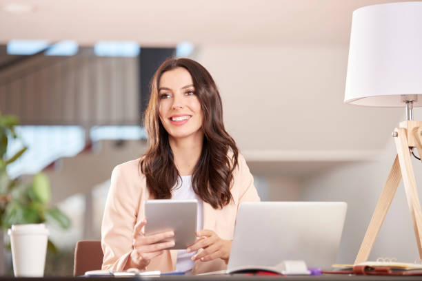 istock Smiling businesswoman 657772080
