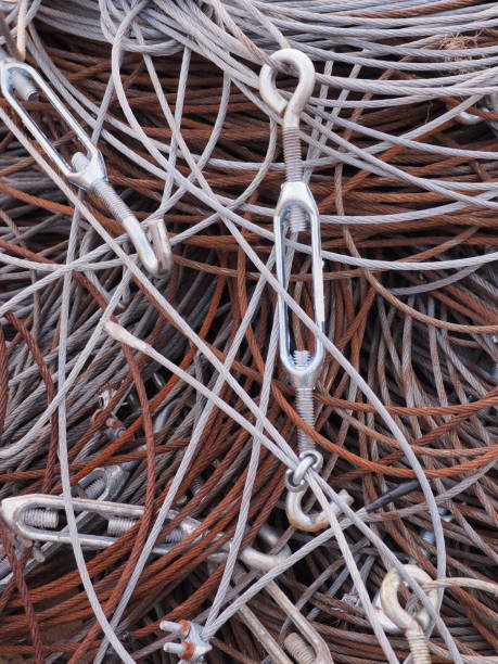 istock The textures of wire sling. 657783274