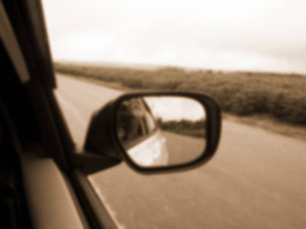 istock Blurred abstract background of side view mirror 657791108