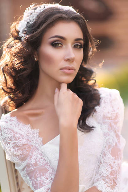 istock portrait of a beautiful bride in summer 657791792