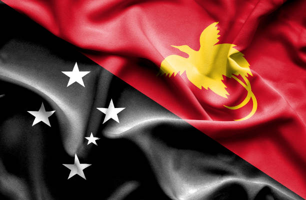 istock Papua New Guinea waving flag 657796088