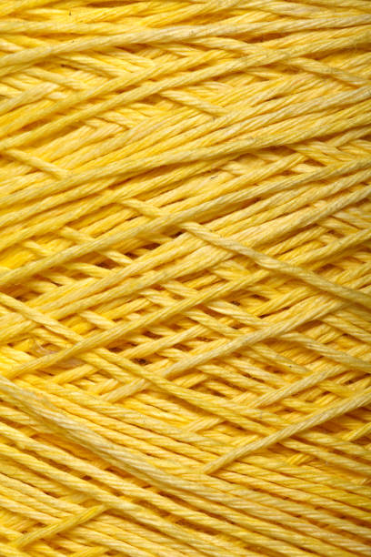 istock Yellow yarn skein 657801744