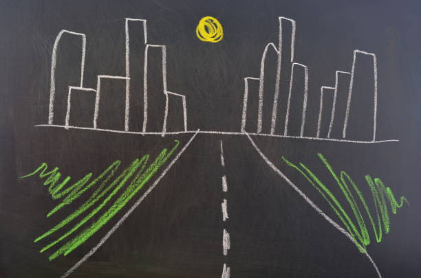 istock Road to the megalopolis. 657808468