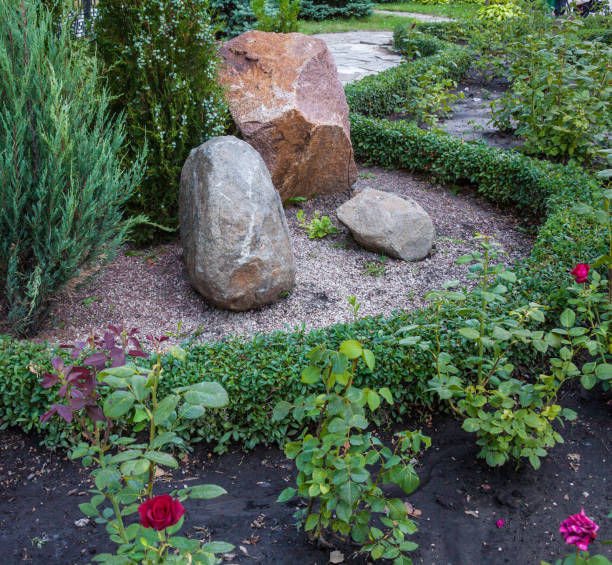 istock Rockery in the garden. 657808560