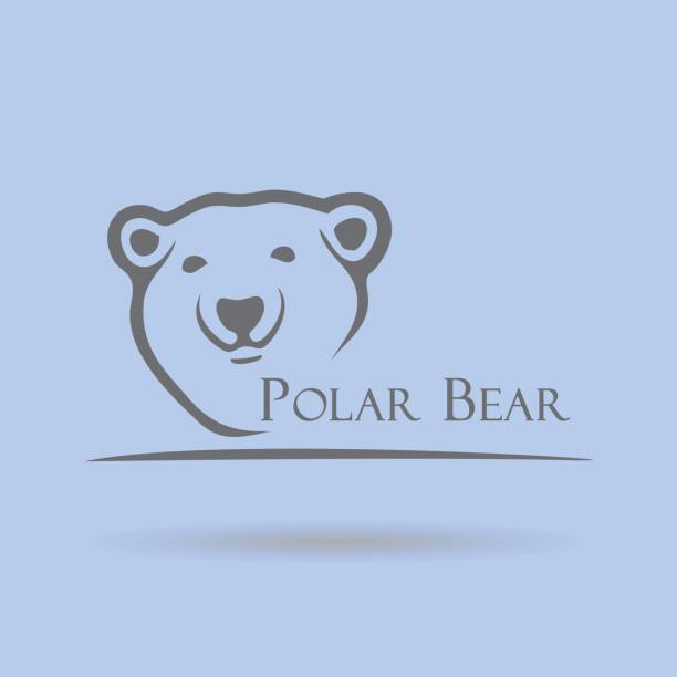 Polar Bear vector art illustration