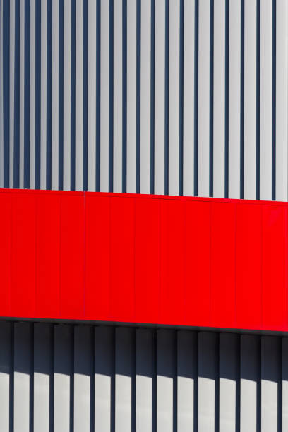 istock Architectural abstraction in the form of vertical stripes 657816026