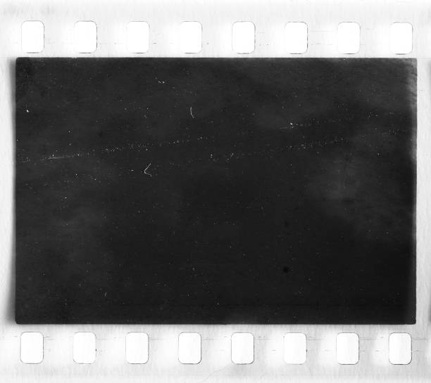 istock Real film frame with dust and scratches 657820328