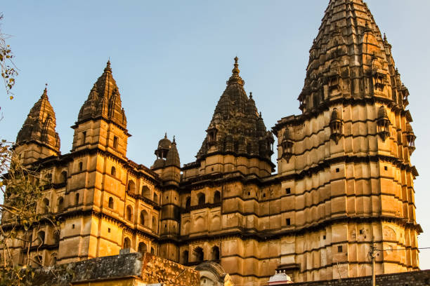 istock Chaturbhuj temple in warm evening light, Orchha 657826042