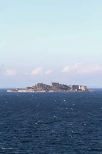 Gunkan jima (battleship island) in Nagasaki, Japan