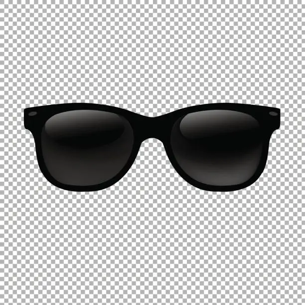 Vector illustration of Sunglasses In Transparent Background