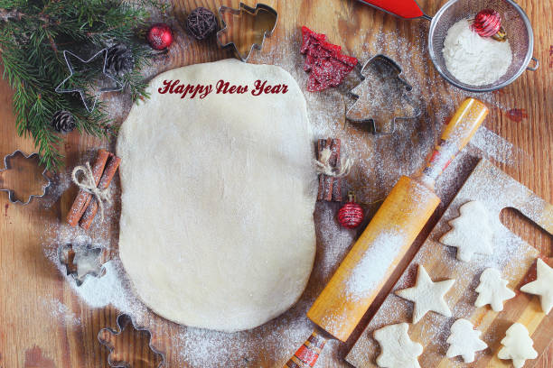 istock cooking ginger cookies on Christmas Eve 657857670