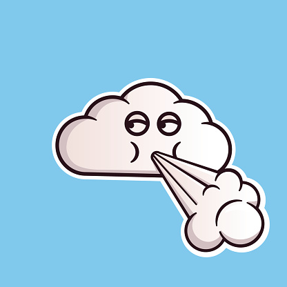 Cute vector emoji. Editable sticker in eps10