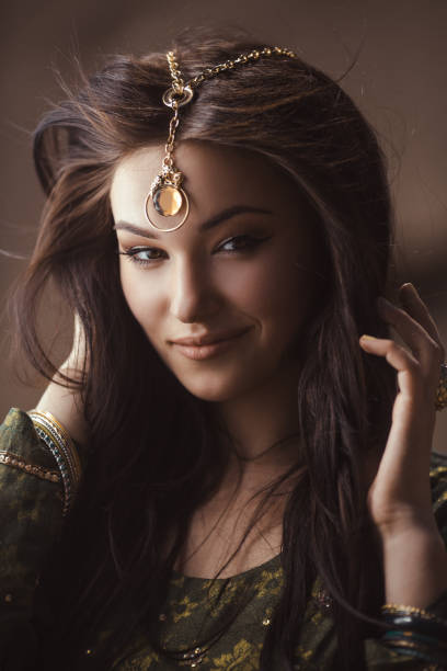 istock Egyptian princess Cleopatra in desert 657869216
