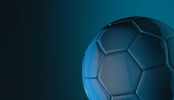 istock Gold soccer ball on various material and background, 3d rendering 657877840