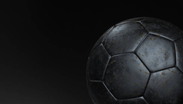 istock Gold soccer ball on various material and background, 3d rendering 657877844