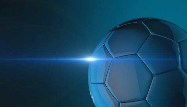 istock Gold soccer ball on various material and background, 3d rendering 657877864