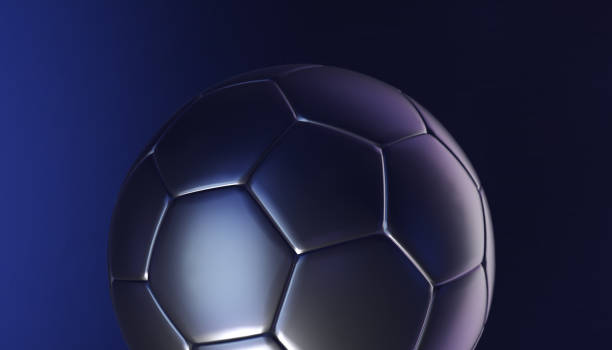 istock Gold soccer ball on various material and background, 3d rendering 657877892