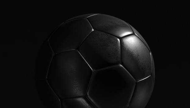 istock Gold soccer ball on various material and background, 3d rendering 657877908