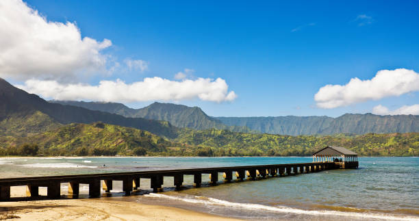 istock Hanalei Beach at Hanalei Bay. Kauai, Hawaii 657878572
