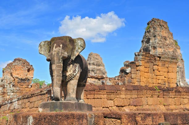 East Mebon Temple in Angkor complex, Siem Reap, Cambodia.