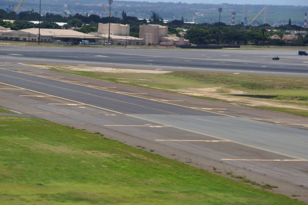 istock Airport Runway at Honolulu Airport 657885602
