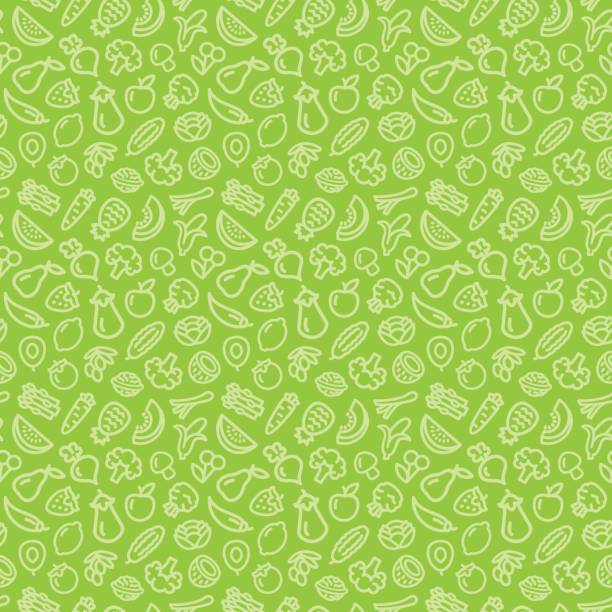rau và trái cây nền hoa văn liền mạch - rau cần tây bức ảnh hình minh họa sẵn có