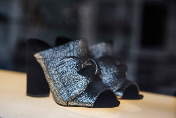 istock Fancy shoes in a store in London 657894356