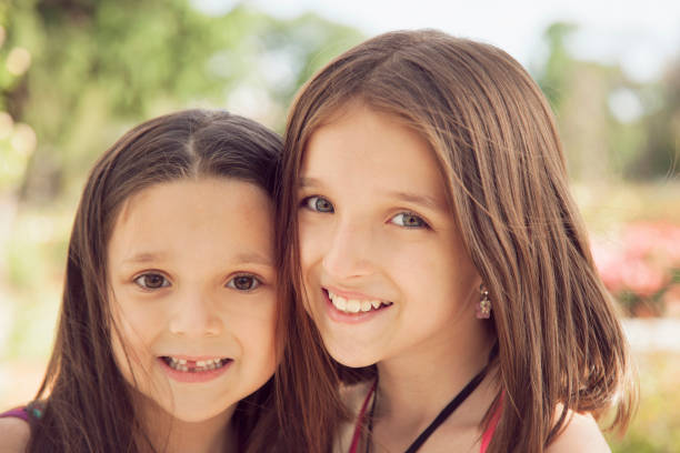 istock Happy little female sibling 657896114