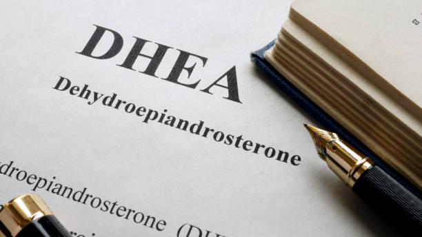 istock Dehydroepiandrosterone (DHEA) or androstenolone written on a page. 657915154