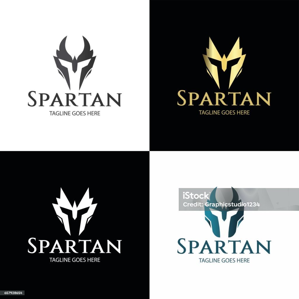 Spartan Spartan design template. vector illustration Logo stock vector