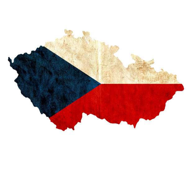 istock Vintage paper map of Czech Republic 657942532