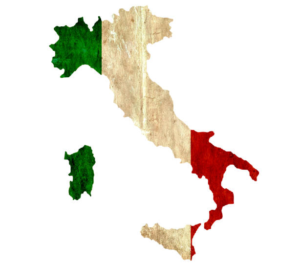 istock Vintage paper map of Italy 657942646