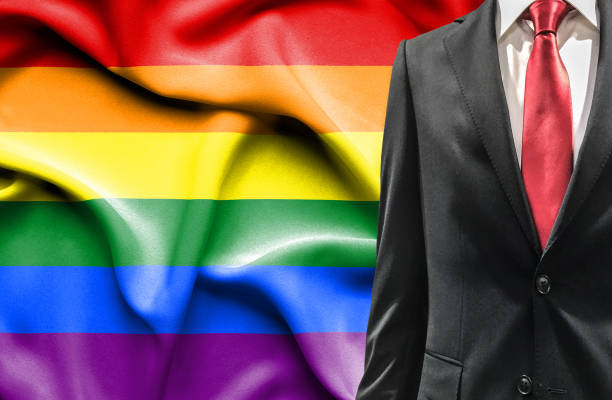 istock Man in suit from LGBT 657943590