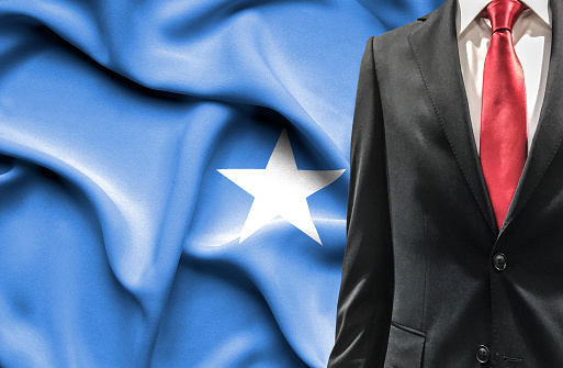 Man in suit from Somalia