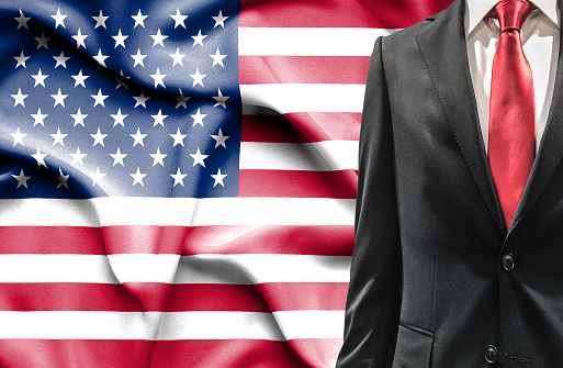 Man in suit from United States of America