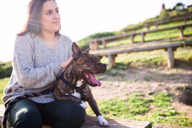 istock young woman with ther dog 657956420
