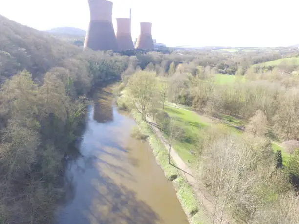 Ironbridge Power Station from the River side