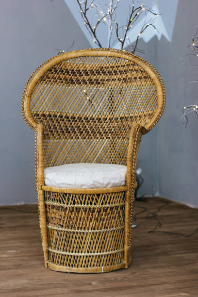 istock Cane-chair in the room 657965136