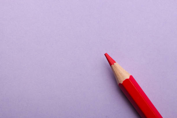 istock Color pencil on colored background 657981588