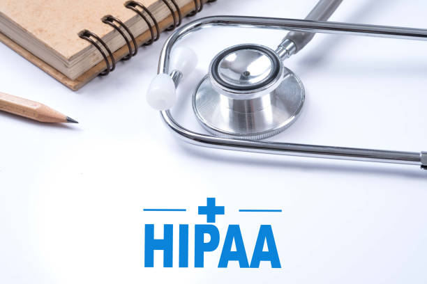 istock Stethoscope, notebook and pencil with HIPAA,  Medical concept. 657994130
