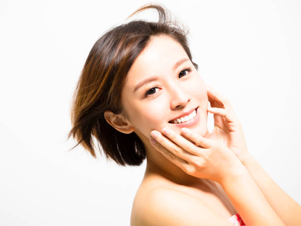 istock happy young Woman with hair motion 657997168