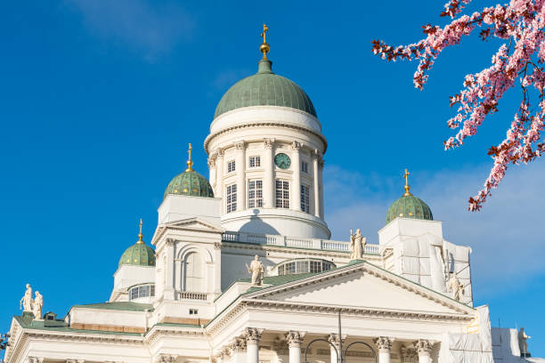 istock Cathedral in Helsinki at spring, Finland 658002270
